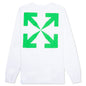 Pascal Print L/S Tee - White/Green