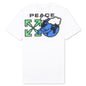 Peace Worldwide S/S Slim Tee - White/Green