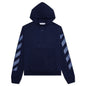 Rubber Arrow Slim Hoodie - Blue/Blue