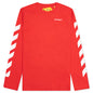 Kids Rubber Arrow L/S Tee - Black/Red