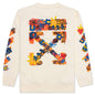 Kids Together Crewneck - Off White/Orange