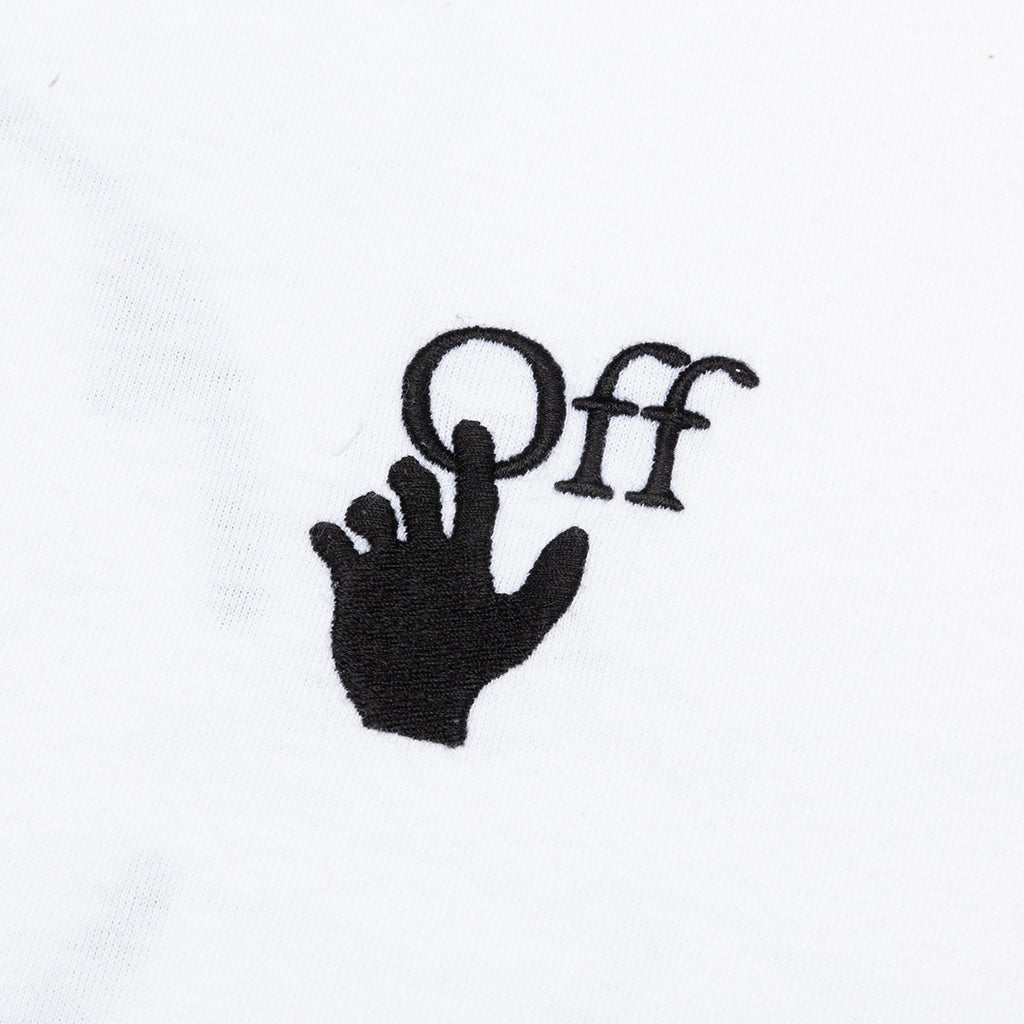 Worldwide S/S Over Tee - White/Black