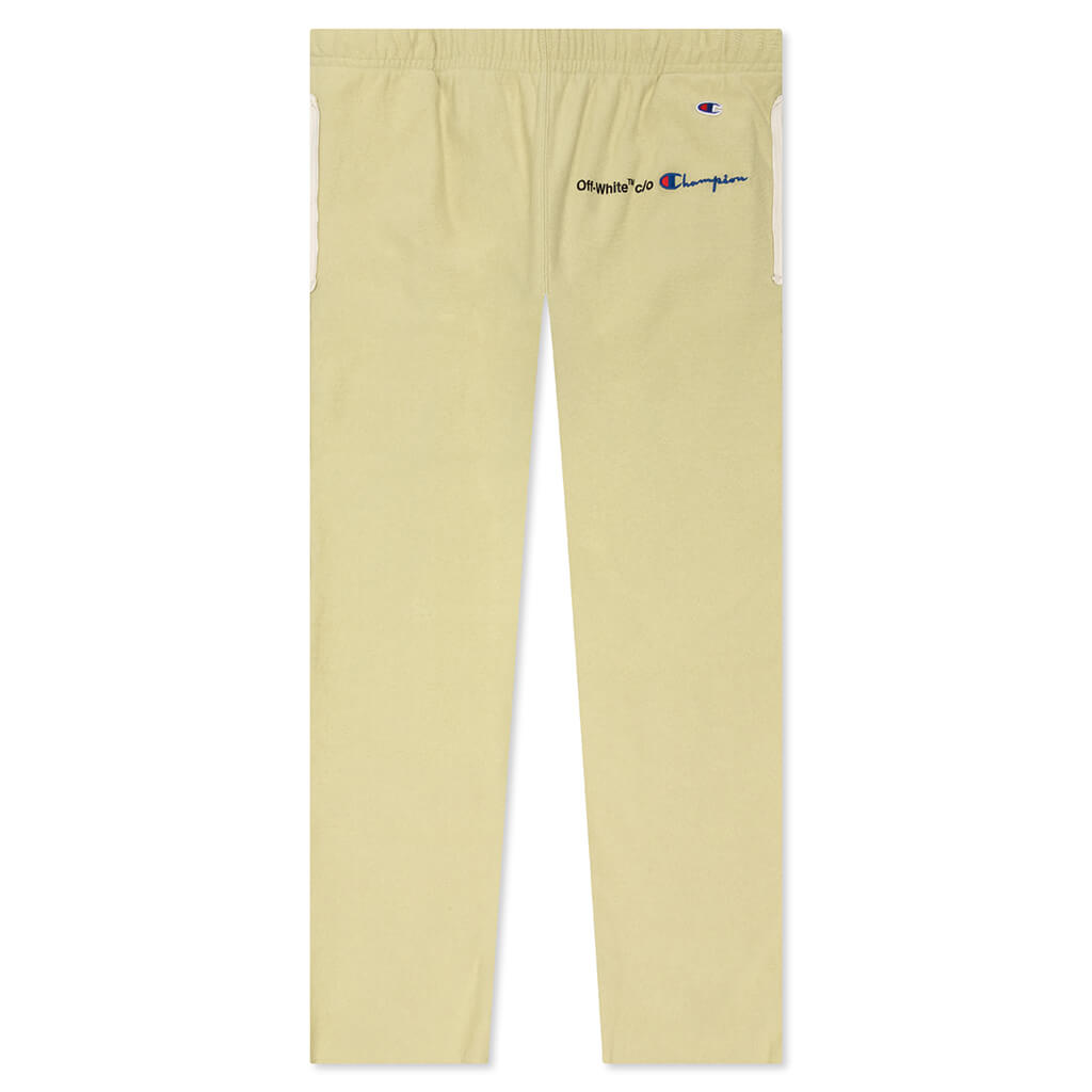 Off-White c/o Virgil Abloh x Champion Sweatpant - Beige/White