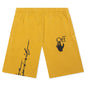 Pencil Arch Sweatshort - Ocher Yellow/Black