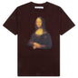Blurred Mona Lisa S/S Slim Tee - Brown/Brown