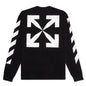 Diag Arrow Skate L/S Tee - Black/White