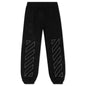 Diag OW Logo Shorten Sweatpant - Black/White