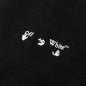 Diag OW Logo Shorten Sweatpant - Black/White