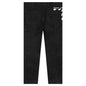 Diagonal Pkt Carpenter Pant - Black/White