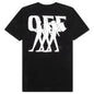 Flag S/S Slim Tee - Black/White