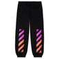 Marker Slim Sweatpant - Black/Fuchsia