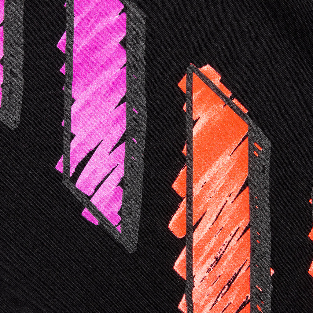 Marker Slim Sweatpant - Black/Fuchsia