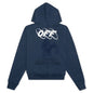 Mirko First Over Hoodie - Dark Blue/White