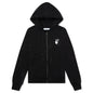 Pascal Arrow Slim Zip Hoodie - Black/White