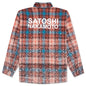 Other Scenes Shattered Glass Flannel - Red/Blue