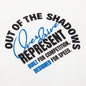 Out Of The Shadows T-Shirt - Flat White