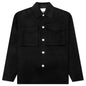Cashmere Outer Shirt - Black