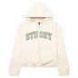 Outline Zip Hoodie - Ivory