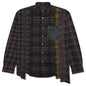 Over Dye 7 Cuts Shirt - Brown