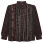 Over Dyed Ribbon Shirt - Brown