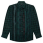 Over Dyed Ribbon Shirt - Green