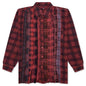Over Dyed Ribbon Shirt - Red
