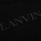 Oversized Lanvin Paris Embroidered Tee - Black