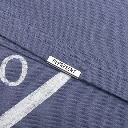Owners Club Script T-Shirt - Dusty Blue