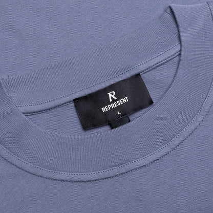Owners Club Script T-Shirt - Dusty Blue