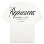 Owners Club Script T-Shirt - Flat White