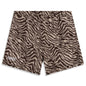 Breaker Fuzzy Stripe Shorts - Tan