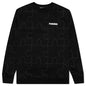 Pieces Reflective Crewneck - Black
