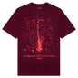 Saxophone T-Shirt - Burgundy
