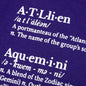 Vocabulary T-Shirt - Purple