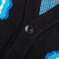 Volt Jacquard Cardigan - Black