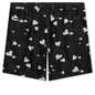 Silk Habotai Bermuda Shorts - Black