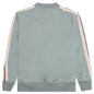 Bomber Track Jacket - Grey/Off White