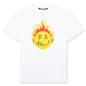 Burning Head Tee - White/Yellow