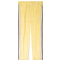 Chenille Loose Track Pants - Yellow/Off White