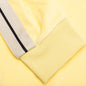 Chenille Zip Hoodie Track Jacket - Yellow/Off White