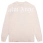 Classic Logo Over L/S Tee - Butter/White