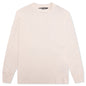 Classic Logo Over L/S Tee - Butter/White