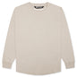 Classic Logo Over Tee L/S - Beige/White