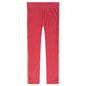 Cord Fleece Track Pants - Burgundy