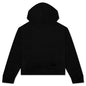 Curved Logo Hoodie - Black/White
