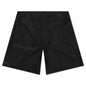 Curved Logo Swim Short - Black/White