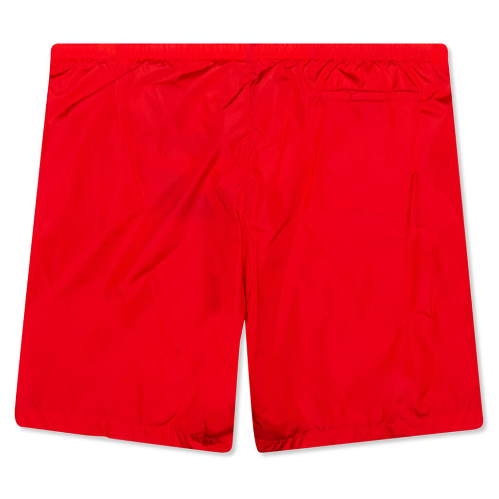 Desert Write Swim Short - Red/White