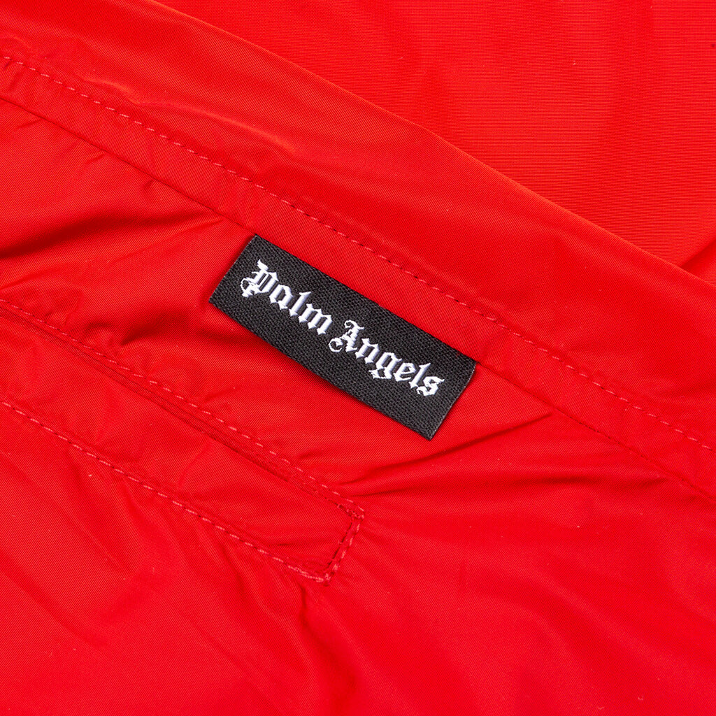 Desert Write Swim Short - Red/White