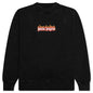 GD Burning Logo Crewneck - Black/White