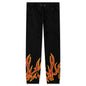 GD Graffiti Flames Sweatpants - Black/Red